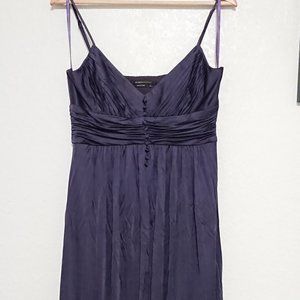 BCBGMaxAzria dress violet purple satin M NWOT